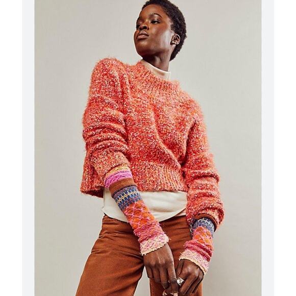 Free People Star Dust Pullover Mock Neck Sweater - Picture 2 of 6